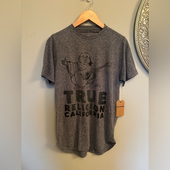 NWT True Religion Buddha  Crewneck - Picture 1 of 7